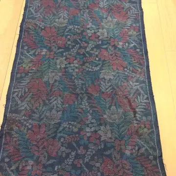 순수 실크 순수 손 직조 본장 오시마 명주 꽃 모음 옷감