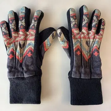 CARVEN 에스닉 패턴 장갑 M