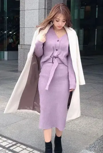 리엔다 롱 코트 S 아이보리