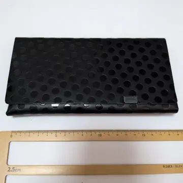 HoHoYes! 블랙 도트 무늬 장지갑 폴카 도트 지갑