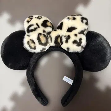 디즈니 머리띠 레오파드 무늬