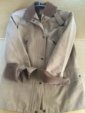 유나이티드 애로우즈 베이지 라이더풍 코튼 자켓 L