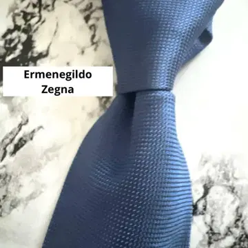 [정품] Ermenegildo Zegna 실크 넥타이 뒷면 네임 포함