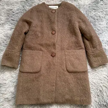 liflattie ships 샤기 코트 모헤어 혼방 카멜