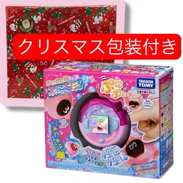 새상품 크리스마스 포장 말랑쁘니(푸니룬즈) 클리어 핑크