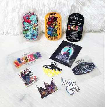KIng Gnu 스티커 11개 세트