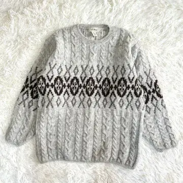 LLBean 니트 스코틀랜드제 노르딕