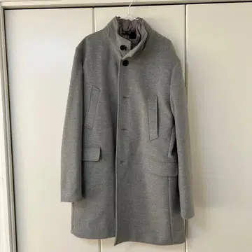 ZARA 남성용 그레이 체스터 코트