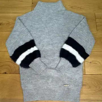 Rady 레이디 소매 퍼프 니트 원피스 그레이