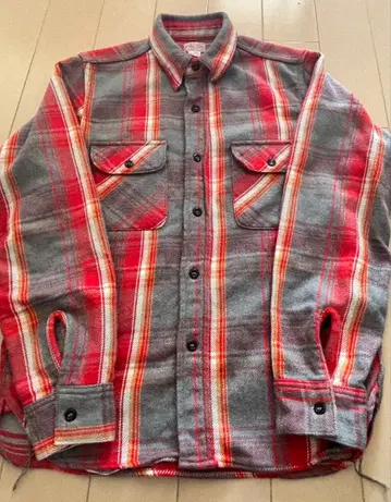 조 맥코이 8HOUR UNION 긴팔 플란넬 셔츠 사이즈 15