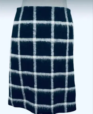 보르지 BALLSEY 모노톤 체크 타이트 스커트