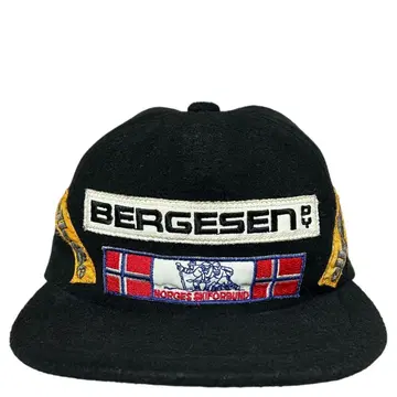 빈티지 90s 엘레쎄 노르웨이 플리스 캡