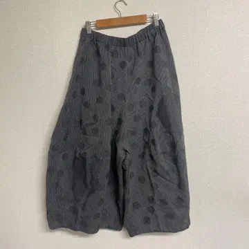 448 자우 40 울 혼방 와이드 팬츠 그레이 계열