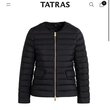 새상품급 타트라스 NOKO 다운 블랙 3 컴팩트다운