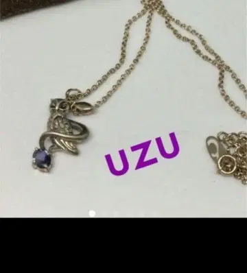 가격 인하 UZU 목걸이 uzu 실버 925 각인 블루 토파즈 콤비입니다