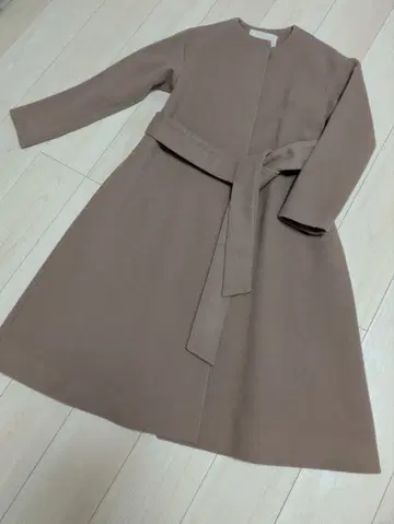 ESTNATION 브라운 롱 코트