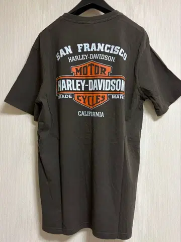 Harley-Davidson 티셔츠 다크 브라운 L