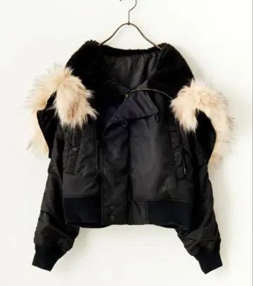 밀리터리 블랙 MA-1 N-2B 플라이트 자켓 L 사이즈