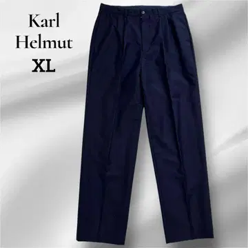 Karl Helmut 울 슬랙스 투 턱 LL