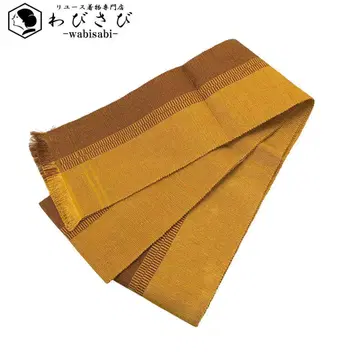 반폭 오비 황팔조 세로 패턴 직물 무늬 팔조색 D-2043