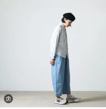 케렌 테이퍼드 워시 데님 청바지