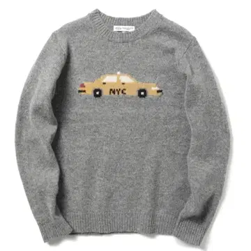 빔즈 NYC 택시 자수 니트