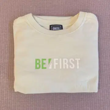 BE:FIRST 롱 슬리브 T셔츠 라임 그린