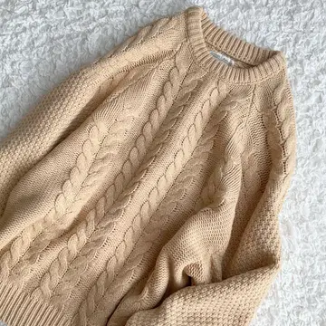 새상품급 BEARDSLEY 비어즐리 풀오버 니트 세탁 가능 루즈핏 M