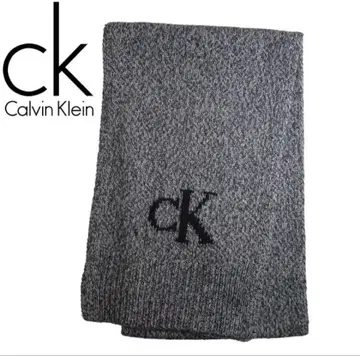 택 포함 새상품 Calvin Klein Jeans 그레이 머플러