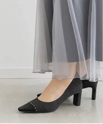 RANDA 콤비 재료 힐업 펌프스