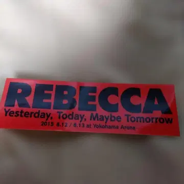 REBECCA 콘서트 기념 굿즈