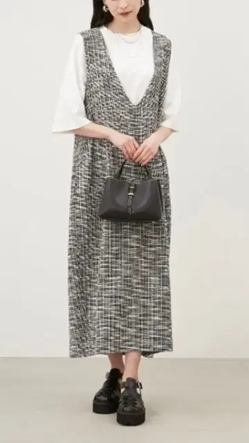 미라 오웬 오버롤 스커트 미사용 새상품