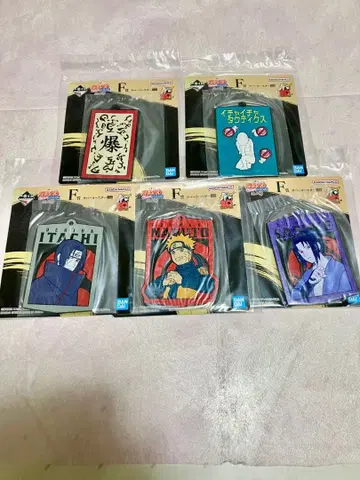 제일복권 NARUTO 인노키즈 F상 러버 코스터 5개 세트