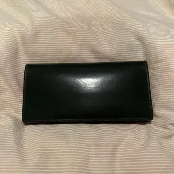 츠치야 가방 장지갑 짙은 녹색