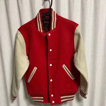 레트로 M'GREGOR 바시티 자켓 M 사이즈 레드 자택 보관품