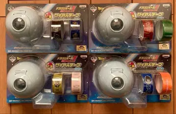 드래곤볼 Z 제일복권 사이어인 테이프 4종 세트