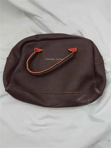 츠모리치사토 가죽 절개 토트백 브라운 계열 여성용