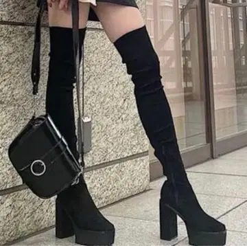 탱크 벌키 롱 부츠 EMODA