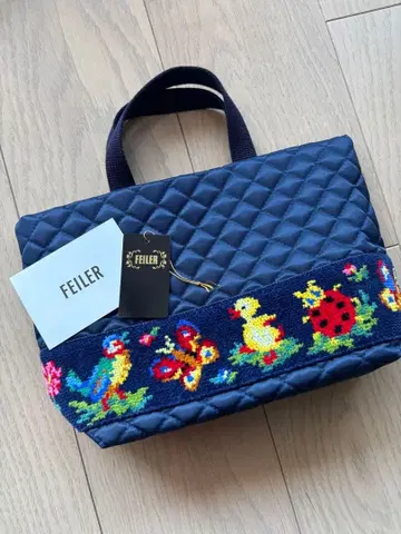 FEILER 네이비 토트백