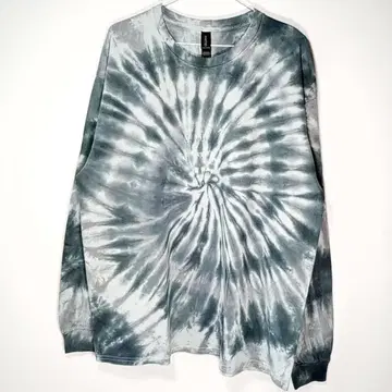 W116 타이다이 염색 XL 남성용 긴팔 롱T 2종