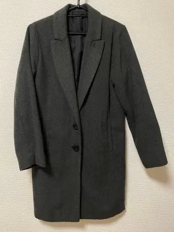 [새상품급] 다크 그레이 체스터 코트 M 사이즈