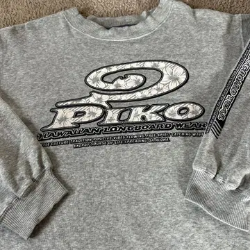 00s y2k PIKO 맨투맨 트레이닝복 빅 로고 속기모 M 사이즈