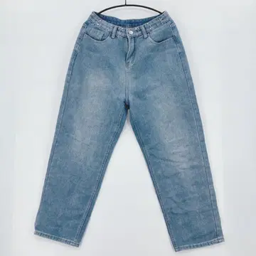 하이웨스트 데님 팬츠 라이트 블루 S 사이즈