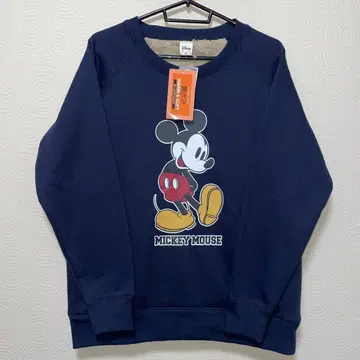 새상품 Disney 미키마우스 보아 안감 플리스 트레이닝복 네이비 L