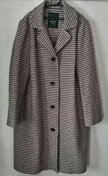 KEITH 키이스 울 체스터 코트 체크 사이즈 42