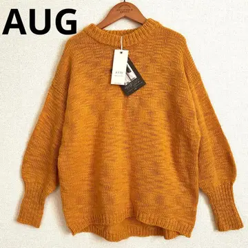 [ AUG 오그 ] 벌룬 니트 풀오버 스웨터 나츄란 취급 1