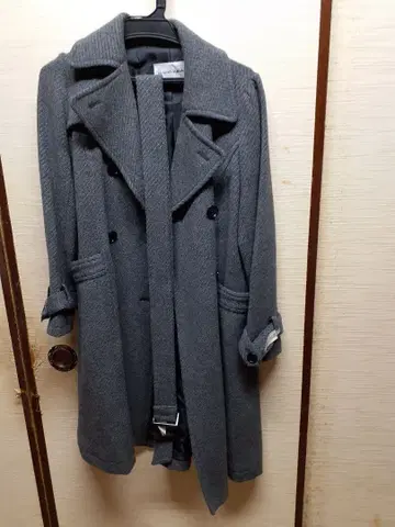 Alphabet's alphabet 그레이 롱 코트