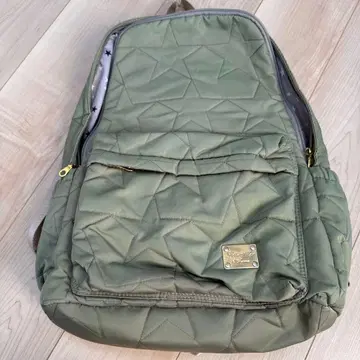 올리브 그린 퀼팅 마더백