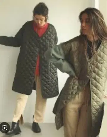 CAVEZA ROSSO 퀼팅 코트