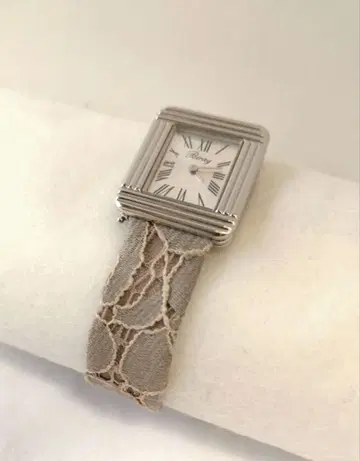 푸아레 교체용 벨트 poiray 목마 리본 프랑스제 레이스 베이지